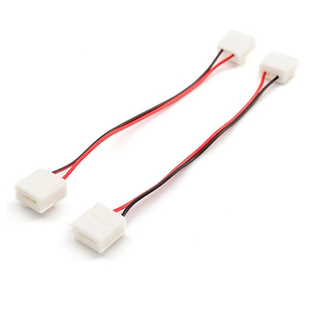Комплект коннекторов Apeyron Electrics 09-14 (2 клипсы с проводами) для одноцветной светодиодной ленты 12В 10мм IP65 - Светильники - Cветодиодные ленты - . Магазин оборудования для автономного и резервного электропитания Ekosolar.ru в Клине